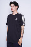 Polera Print negro ADIDAS Talla L 2