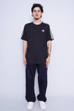 Polera Print negro ADIDAS Talla L 4