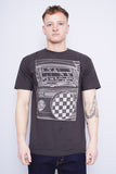 Polera Print grafito VANS Talla M 1