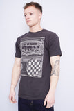 Polera Print grafito VANS Talla M 2