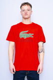 Polera Print rojo lacoste Talla XL 1