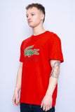 Polera Print rojo lacoste Talla XL 2