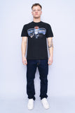 Polera Print negro Harley Davidson Talla M 4