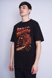 Polera Print negro Harley Davidson Talla L 2