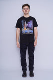 Polera Print negro cedar point Talla L 4