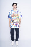 Polera Print multicolor gildan Talla L 4