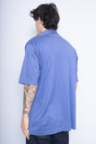 Polera Print celeste lacoste Talla XL 3