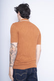 Polera Print naranjo pj paul jones Talla S 3