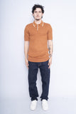 Polera Print naranjo pj paul jones Talla S 4