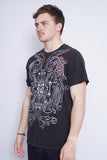 Polera Print negro indigo 30 Talla L 2