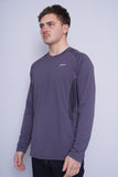 Polera Print gris asics Talla XL 2