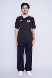 Polera Print negro ADIDAS Talla M 4