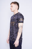 Polera Print bicolor ADIDAS Talla M 2