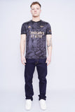 Polera Print bicolor ADIDAS Talla M 4