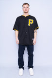 Polera Print negro majestic Talla XL 4