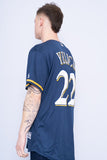 Polera Print azul majestic Talla XL 3