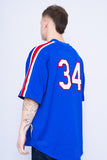 Polera Print azul mitchell and ness Talla XXL 3