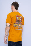 Polera Print naranjo Harley Davidson Talla M 3