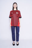 Polera Print rojo/negro adidas Talla M 4