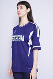 Polera Print azul ADIDAS Talla L 2