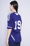 Polera Print azul ADIDAS Talla L 3