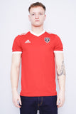 Polera Print rojo ADIDAS Talla S 1
