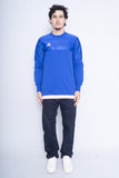 Polera Print azul ADIDAS Talla M 4
