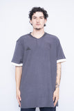 Polera Print gris ADIDAS Talla XXL 1