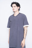 Polera Print gris ADIDAS Talla XXL 2