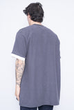 Polera Print gris ADIDAS Talla XXL 3