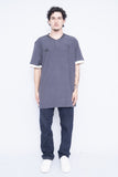 Polera Print gris ADIDAS Talla XXL 4