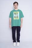 Polera Print verde the nike tee Talla XL 4
