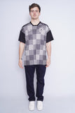 Polera Print bicolor ADIDAS Talla XL 4