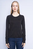 Polera Print negro LULULEMON Talla 8 1