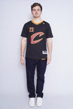 Polera Print negro adidas nba Talla S 4