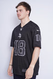 Polera Print negro nike nfl Talla L 2