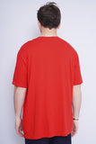 Polera Print rojo ADIDAS Talla XL 3