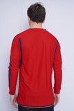 Polera Print rojo ADIDAS Talla XXL 3