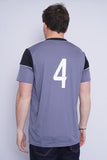 Polera Print gris ADIDAS Talla L 3