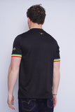 Polera Print negro ADIDAS Talla M 3