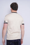 Polera Print beige ADIDAS Talla S 3