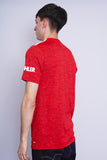 Polera Print rojo ADIDAS Talla M 3