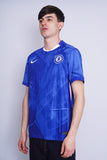 Polera Print azul nike Talla L 2