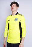 Polera Print amarillo ADIDAS Talla S 2