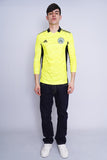 Polera Print amarillo ADIDAS Talla S 4