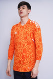 Polera Print naranjo ADIDAS Talla M 2
