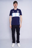 Polera Print multicolor ADIDAS Talla M 4