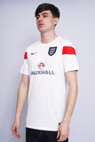 Polera Print bicolor nike Talla M 2