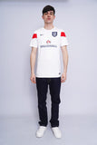 Polera Print bicolor nike Talla M 4