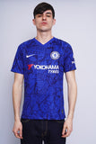 Polera Print azul nike Talla M 1